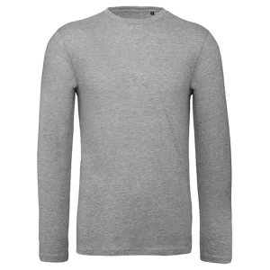 T shirt Lange mouwen B&C - Grijs