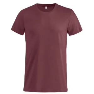 Basic-T-shirt van Clique voor Heren - Bordeaux