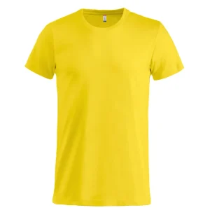 Basic-T-shirt van Clique voor Heren - Geel