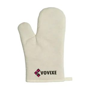 Stevige ovenwant van katoen met molton voering - Beige
