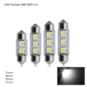 SMD LED C5W FESTOON BUISLEDLAMP WIT 31/36/39/41mm