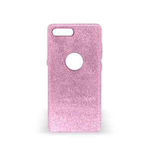 Apple iPhone 7/8 Plus 3 in 1 Glitter Hoesje Hard Roze