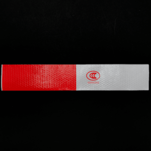 Plak Reflector Rood Wit