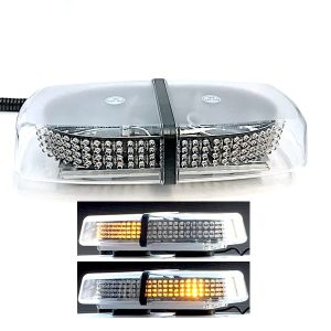 240 LED flitser zwaailicht Amber (oranje) met magneetbevestiging